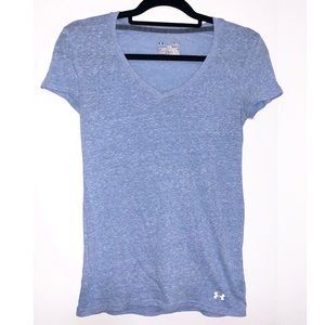 Light Blue Under Armour Workout Top